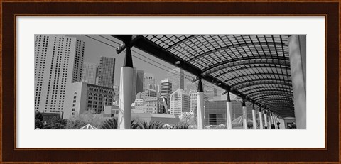 Framed San Francisco, California (black and white) Print