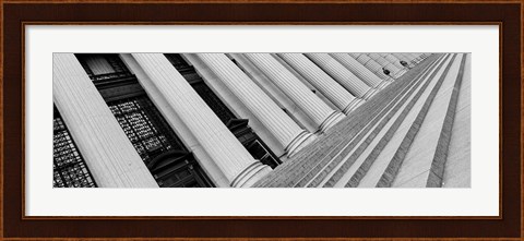 Framed Courthouse Steps in New York City, New York State Print