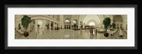 Framed Interior Union Station Washington DC Print