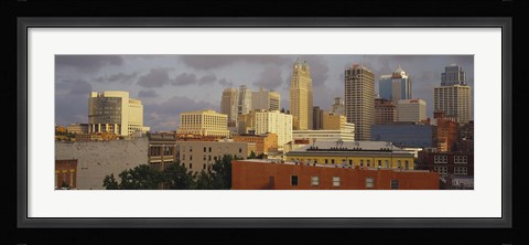 Framed Kansas City, Missouri Skyline Print
