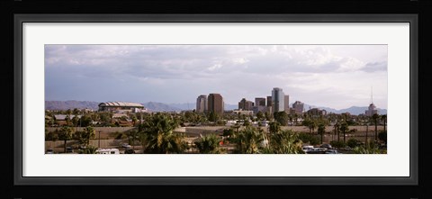 Framed USA, Arizona, Phoenix, High angle view of the city Print