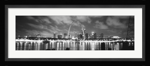 Framed Evening St Louis MO Print