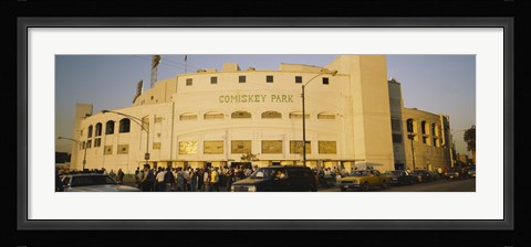 Framed Facade of a stadium, old Comiskey Park, Chicago, Cook County, Illinois, USA Print