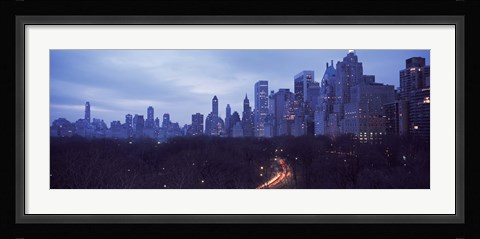 Framed Central Park New York NY Print