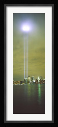 Framed Evening, Towers Of Light, Lower Manhattan, NYC, New York City, New York State, USA Print