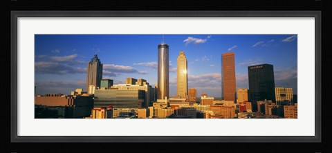 Framed Atlanta, Georgia Skyline (day) Print