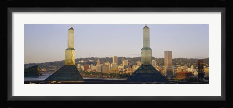 Framed Convention Center, Portland, Oregon Print