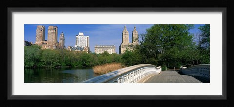 Framed Bow Bridge, Central Park, NYC, New York City, New York State, USA Print