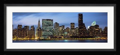 Framed Manhattan, NYC, New York City, New York State, USA Print