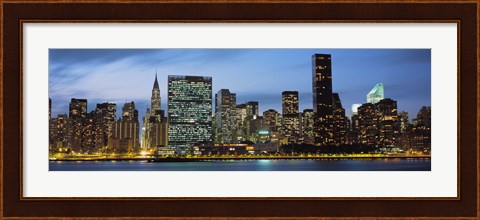 Framed Manhattan, NYC, New York City, New York State, USA Print