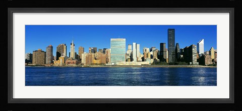 Framed New York Ciry Skyline (horizontal) Print