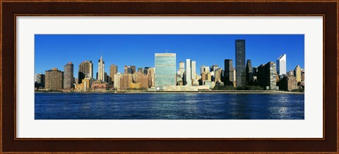 Framed New York Ciry Skyline (horizontal) Print