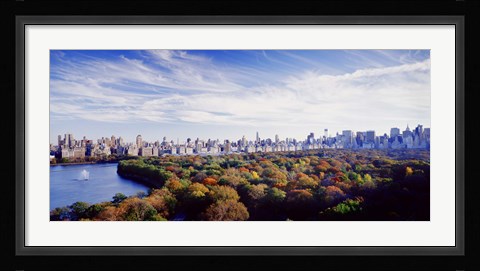 Framed Manhattan from Central Park, New York City Print
