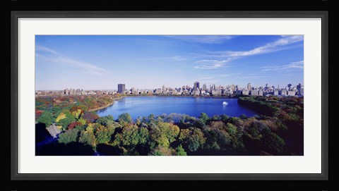Framed Water View, Central Park, Manhattan Print