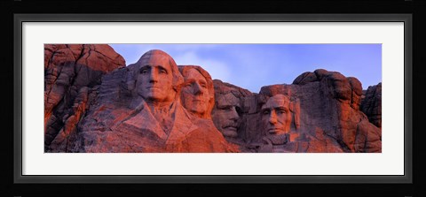 Framed Mt Rushmore National Monument, Rapid City, South Dakota Print