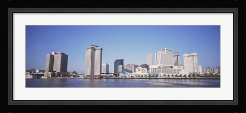Framed New Orleans skyline, Louisiana Print