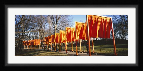 Framed Gates Project, New York City Print