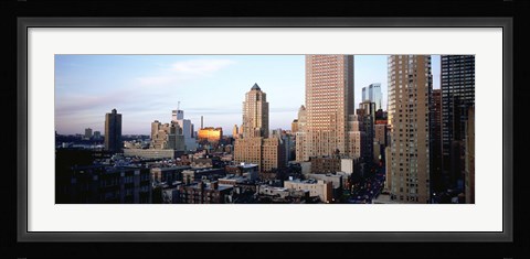 Framed Close up of skyscrapers in Atlanta, Georgia, USA Print