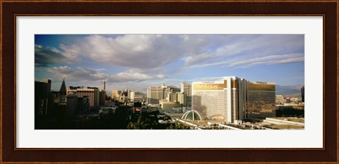 Framed Cloudy Sky Over the Mirage, Las Vegas, Nevada Print