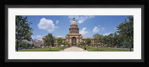 Framed Facade of a government building, Texas State Capitol, Austin, Texas, USA Print