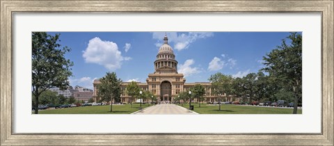 Framed Facade of a government building, Texas State Capitol, Austin, Texas, USA Print