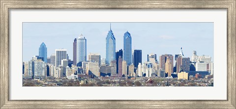 Framed Skyscrapers in Philadelphia, Pennsylvania, USA Print