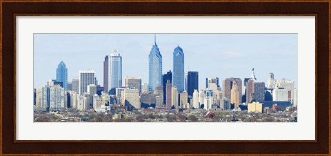 Framed Skyscrapers in Philadelphia, Pennsylvania, USA Print