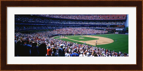Framed Shea Stadium, New York Print