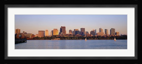 Framed Boston, Massachusetts skyline Print