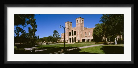 Framed Facade of a building, Royce Hall, City of Los Angeles, California, USA Print
