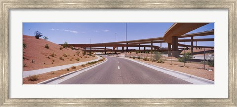 Framed Road passing through a landscape, Phoenix, Arizona, USA Print