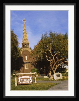 Framed Low angle view of a church, The Little Church of the West, Las Vegas, Nevada, USA Print