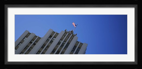 Framed Low angle view of an office building, Downtown San Jose, San Jose, Silicon Valley, Santa Clara County, California, USA Print