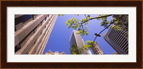 Framed Low angle view of buildings in a city, San Francisco, California, USA Print