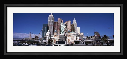 Framed New York New York Hotel, The Las Vegas Strip Print