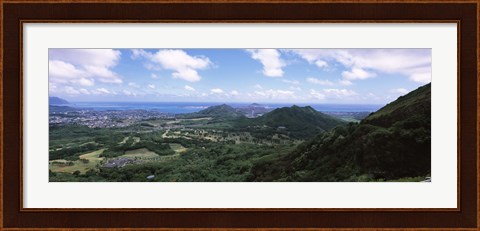 Framed Kaneohe, Oahu, Hawaii Print