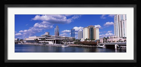 Framed Buildings at the coast, Tampa, Hillsborough County, Florida, USA Print