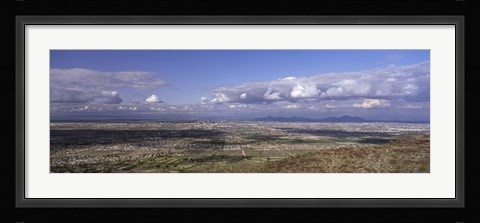 Framed Clouds over a landscape, South Mountain Park, Phoenix, Maricopa County, Arizona, USA Print
