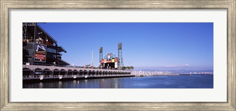 Framed Baseball park at the waterfront, AT&amp;T Park, San Francisco, California, USA Print