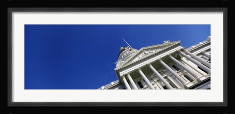 Framed Low angle view of a government building, California State Capitol Building, Sacramento, California Print