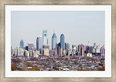 Framed Center City, Philadelphia, Pennsylvania Print