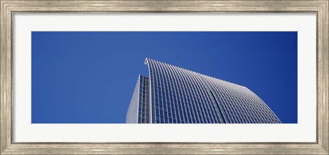 Framed High section view of a building, Symphony Tower, 1180 Peachtree Street, Atlanta, Fulton County, Georgia, USA Print