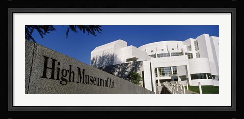 Framed Facade of an art museum, High Museum of Art, Atlanta, Fulton County, Georgia, USA Print