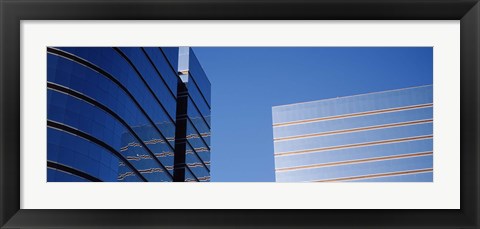 Framed Skyscrapers in a city, Midtown plaza, Atlanta, Fulton County, Georgia, USA Print