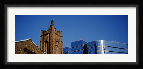 Framed High section view of buildings in a city, Presbyterian Church, Midtown plaza, Atlanta, Fulton County, Georgia, USA Print