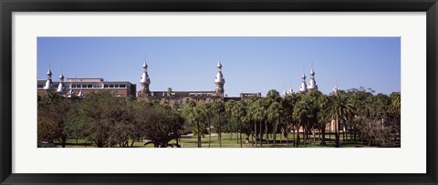 Framed University Of Tampa campus, Tampa, Florida Print