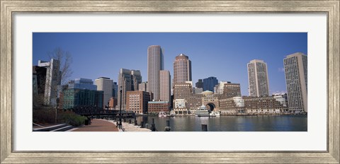 Framed Buildings in a city, Boston, Suffolk County, Massachusetts, USA Print