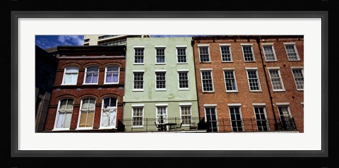 Framed Low angle view of buildings, Riverwalk Area, New Orleans, Louisiana, USA Print