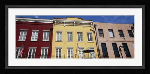 Framed Low angle view of buildings, French Market, French Quarter, New Orleans, Louisiana, USA Print