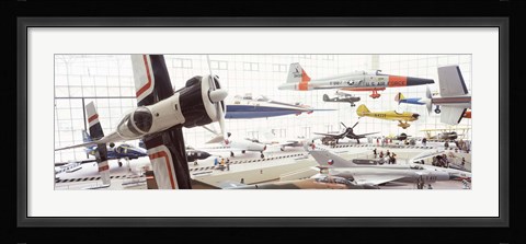 Framed Interiors of a museum, Museum of Flight, Seattle, Washington State, USA Print